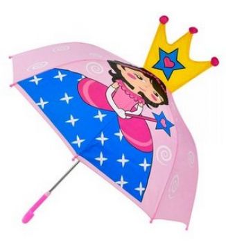 Зонтик для девочки с короной