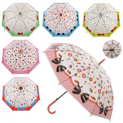 Зонтик детский для девочек материал клеенка 6 видов