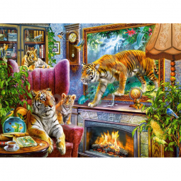 Пазлы «Тигры Возвращение в реальность » 3000 эл