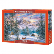 Пазлы Castorland  1000 «Рождество в горах»