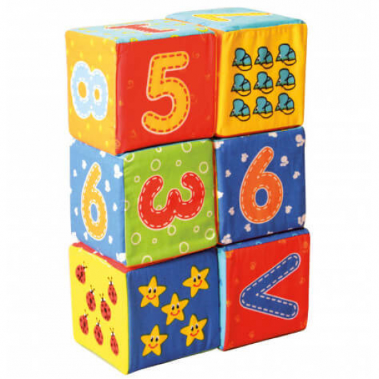 Набор мягких кубиков «Цифры» - фото 1