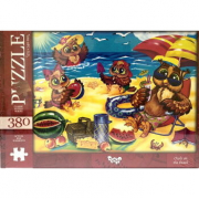 Пазлы Danko Toys С380-05-04 «Совы на пляже» 380 элементов