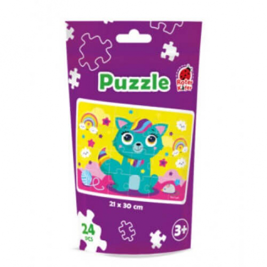 Пазлы в мешочке Puzzle in stand-up pouch «Fairy cat» 20-13 см Украина ТМ Влади Тойс RK1130-06 - фото 1