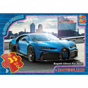 Пазлы G-Toys серия Dream Garage Bugatti Chiron Pur Sport 35 элементов FW756