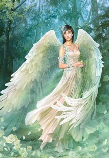 Пазлы Castorland Девушка с белыми крыльями (1000 эл.) - фото 1