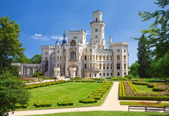Пазлы Castorland «Замок Глубока Чехия» 1000 эл - фото 1