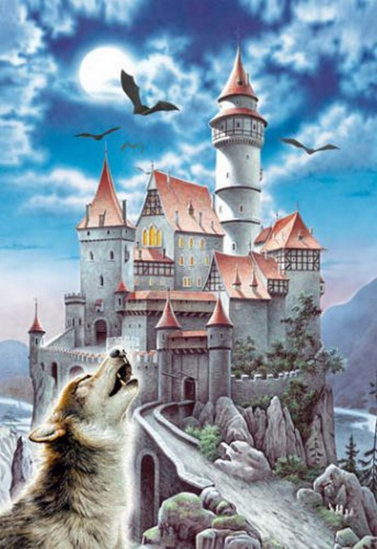 Пазлы Castorland «Замок и волк» 1000 эл - фото 1