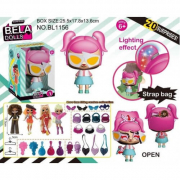 Лялька Bella Dolls сумка сюрпризи одяг прикраси BL1156