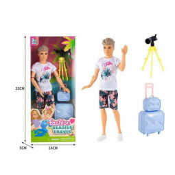 Лялька Хлопець висота 30см бінокль валіза ST55669-15