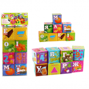 Кубики Їжа мякі водонепроникна тканина літери цифри арифметичні знаки 4FUN Game Club 10950
