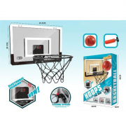 Баскетбольне кільце табло зі звуками сітка мяч насос MR1141