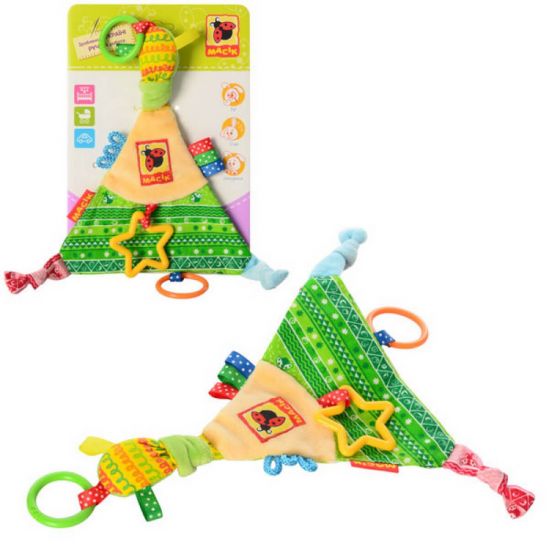 Детская игрушка Треугольник с колечками - фото 2