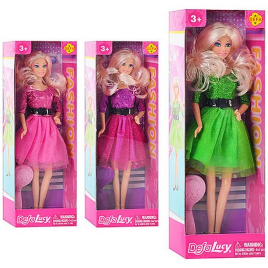 Кукла Defa с пышными волосами 3 цвета - фото 1