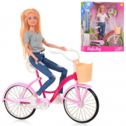 Кукла Defa Lucy с велосипедом 2 вида