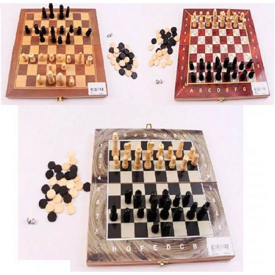 Настольная игра 3в1 «Шахматы-Шашки-Нарды» 3 цвета - фото 2