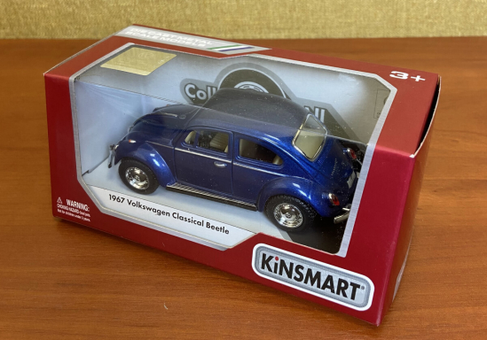 Машинка Kinsmart 1967 Volkswagen Classical Beetle - фото 8