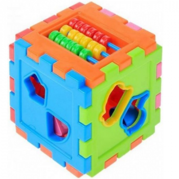 Логический куб сортер со счетами 50-201. ТМ Kinderway.