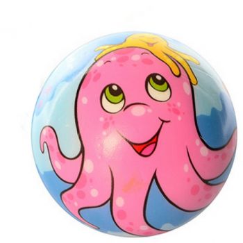Фомовый мячик для детей с изображением морских обитателей.