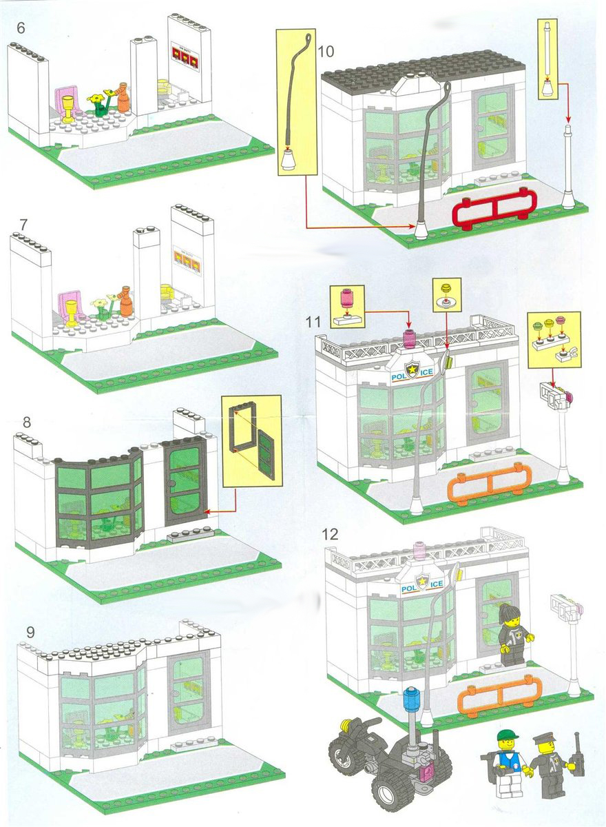 Лего полицейский участок схема