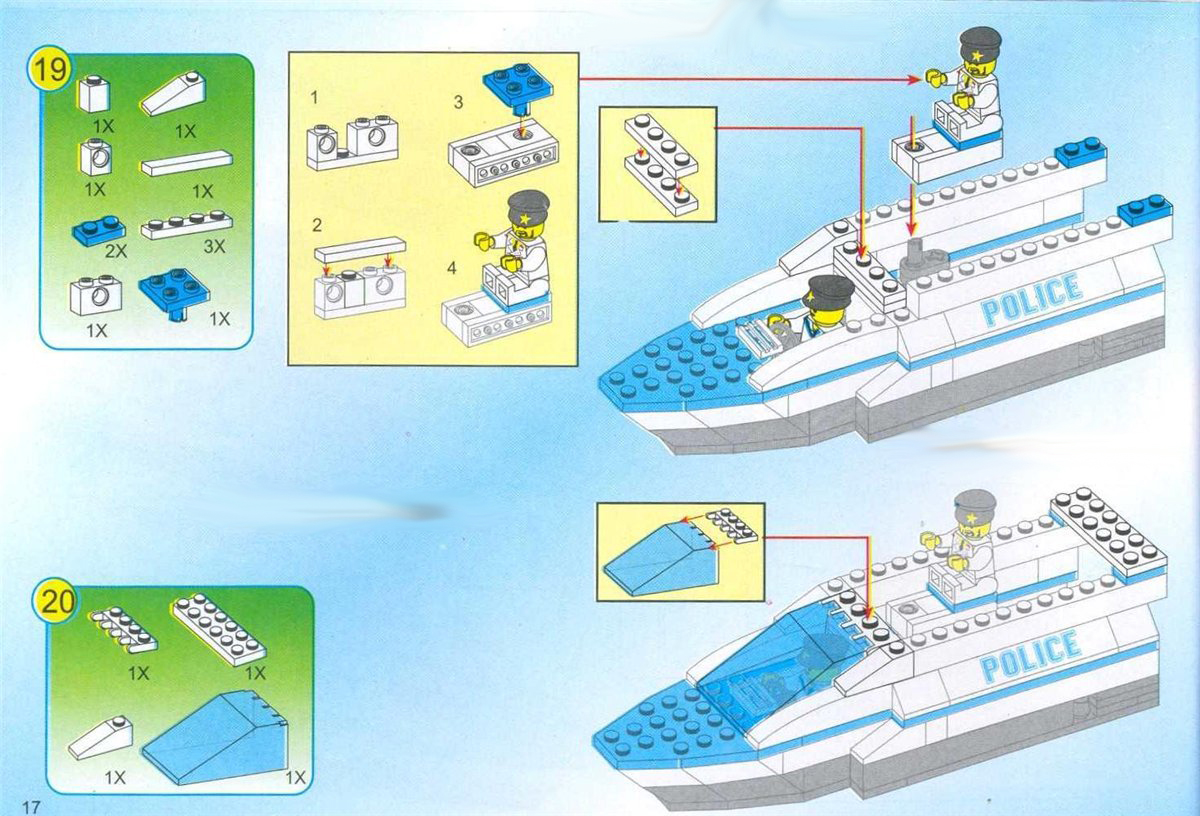 Лего полицейская машина схема сборки