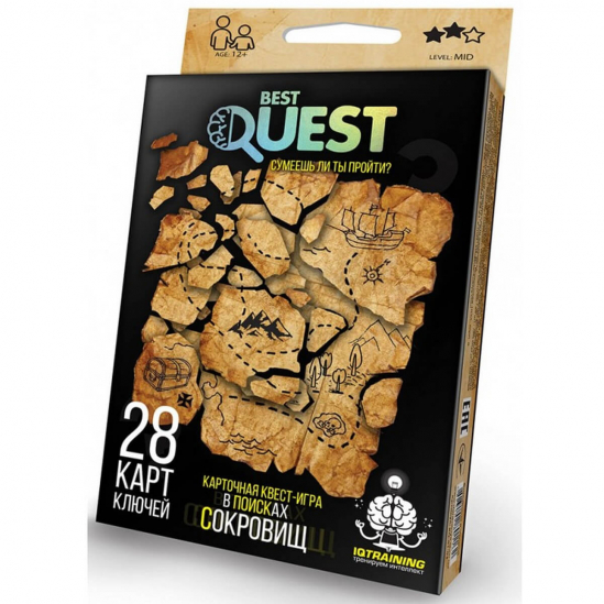 Карточная квест-игра «Best Quest» В поисках сокровищ - фото 1