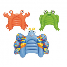 Плотик надувной детский 3 вида (лягушка, краб, бабочка) Bestway 42047