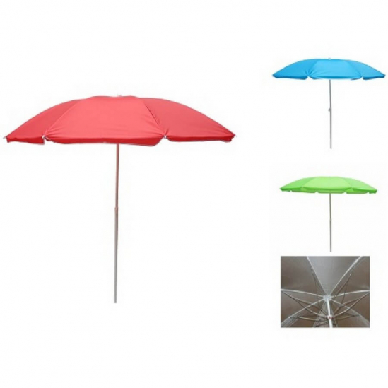 Пляжный зонт с защитным покрытием диаметр 180 см - фото 1