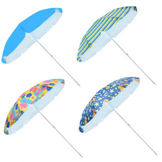 Пляжный зонт с защитным напылением диаметр 200 см - фото 4
