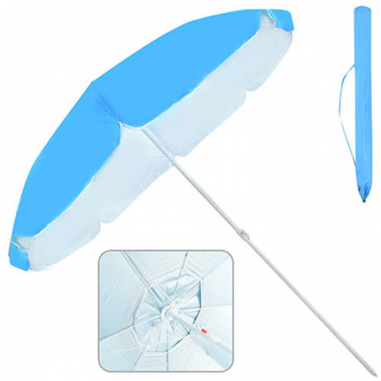 Пляжный зонт с защитным напылением диаметр 200 см - фото 1
