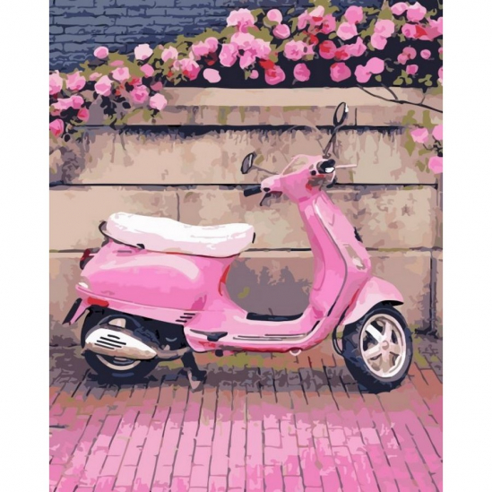 Картина по номерам «Розовый стиль размер»  40х50 см - фото 1