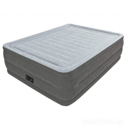 Надувная двухспальная велюровая кровать Intex 64418