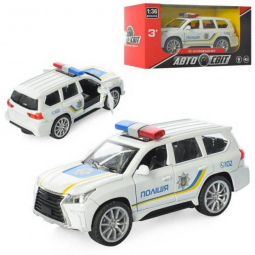 Металлическая машина АвтоМир «Полиция» 2 цвета