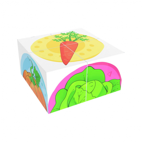 Кубики пластмассовые Овощи - фото 3