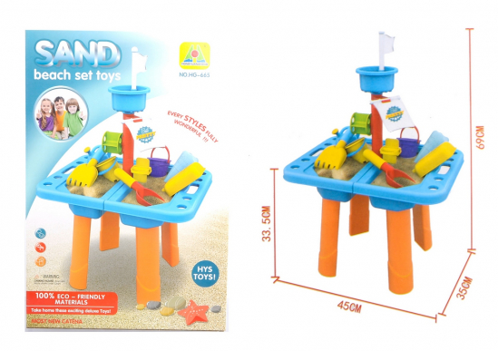Столик детский игровой для песка и воды - фото 1