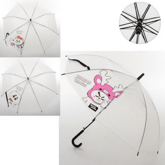 Детский зонт-трость 3 вида - фото 1