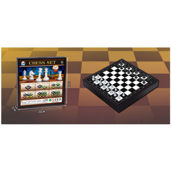 Игровой набор 3 в 1 шахматы, шашки, нарды - фото 2