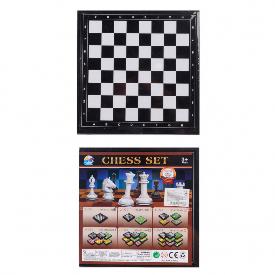 Игровой набор 3 в 1 шахматы, шашки, нарды - фото 1