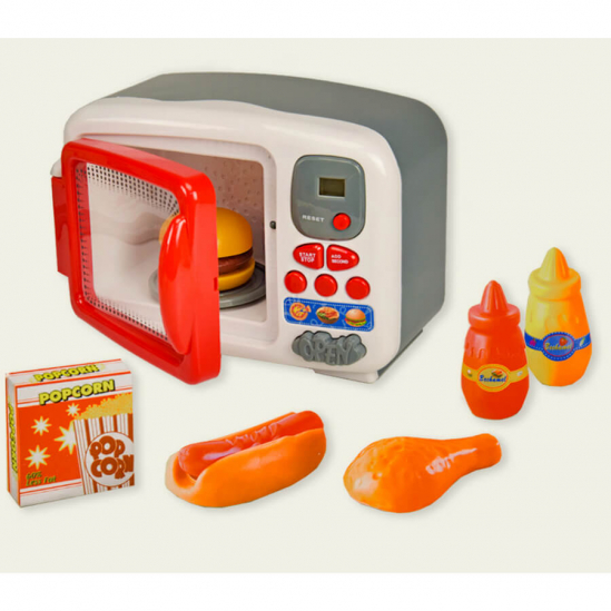 Детская микроволновая печь с продуктами - фото 1