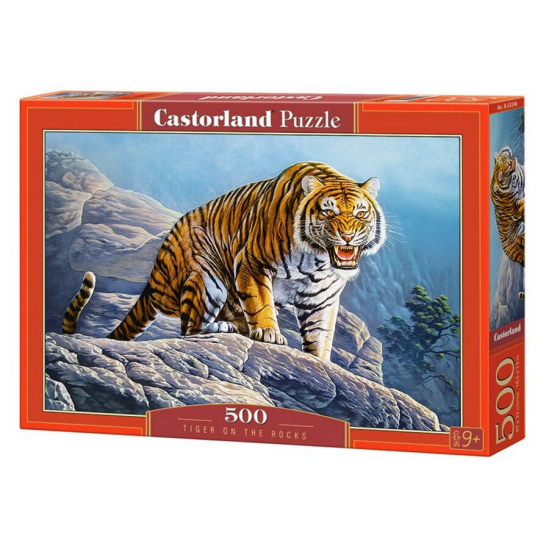 Пазлы Castorland «Тигр на скалах» 500 эл - фото 2
