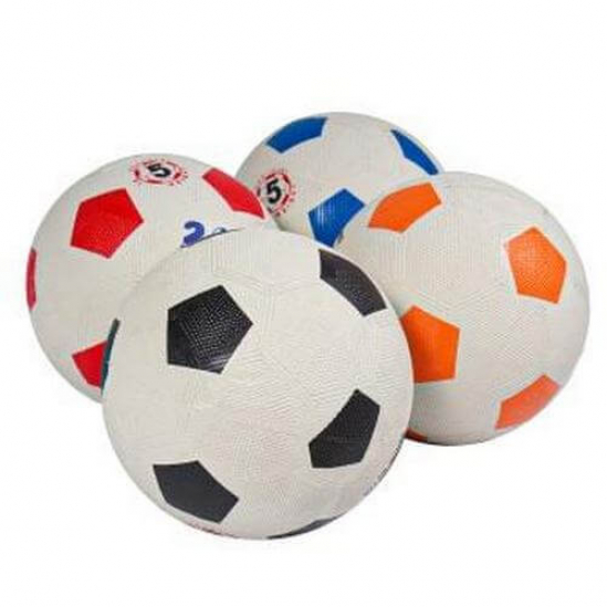 Мяч футбольный резиновый 320 г - фото 1