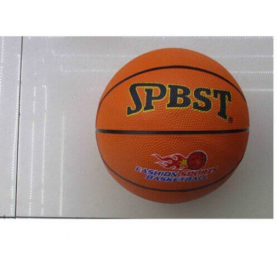 Мяч баскетбольный оранжевый 600 г размер 7 резина - фото 1