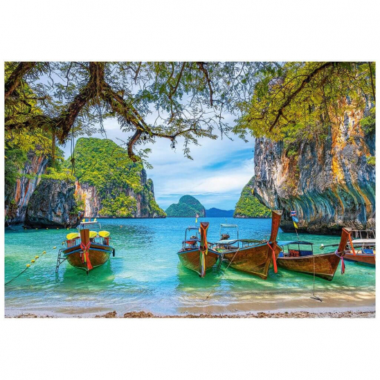 Пазлы Castorland 1500 «Красивый залив в Тайланде» - фото 1