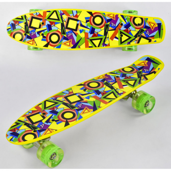 Пенниборд Best Board со светящимися колесами - фото 1