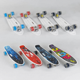 Скейт Пенни «Best Board» со светящимися колесами