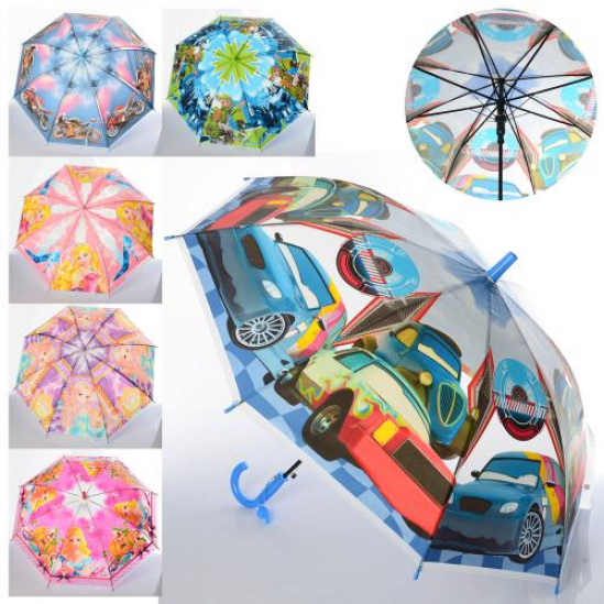 Детский зонтик со свистком 6 видов - фото 1