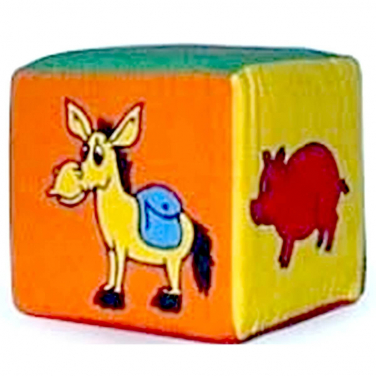 Кубик-погремушка Животные - фото 1