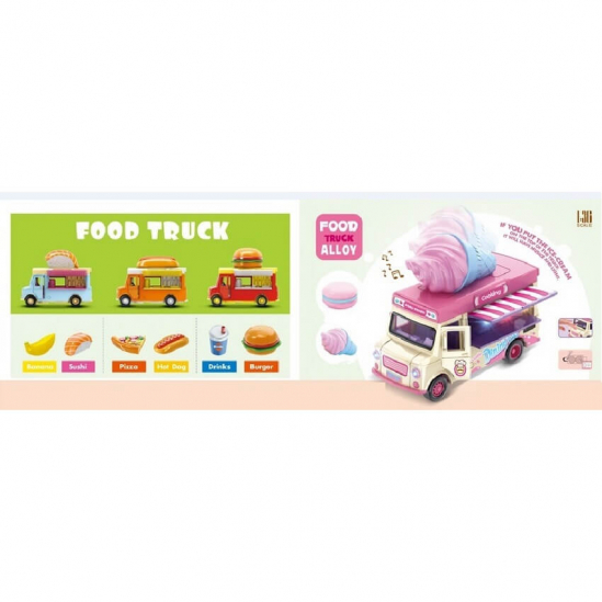 Инерционная машина «Food Truck» 4 вида - фото 1