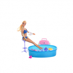 Кукла Defa с басейном