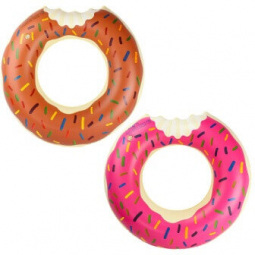 Круг надувной «Пончик» 100 см 2 цвета