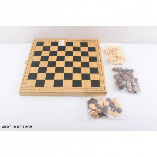 Шахматы с деревянной доской - фото 1